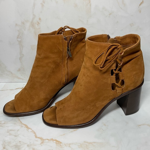 Frye Amy Side Ghillie Bootie 9m - Picture 1 of 4